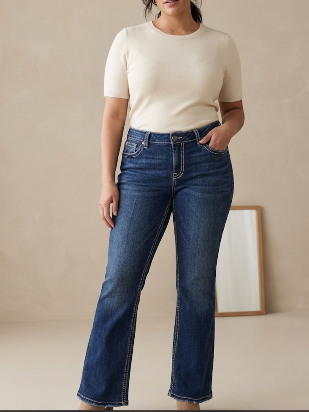 Silver Jeans “Aiko” Bootcut – Size 16 L33 | Y2K Denim l Medium Blue Wash Flare